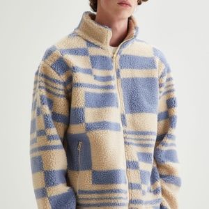 UO Sherpa Plush Zip Jacket